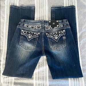 MissMe signature boot cut jeans 33 x 34.